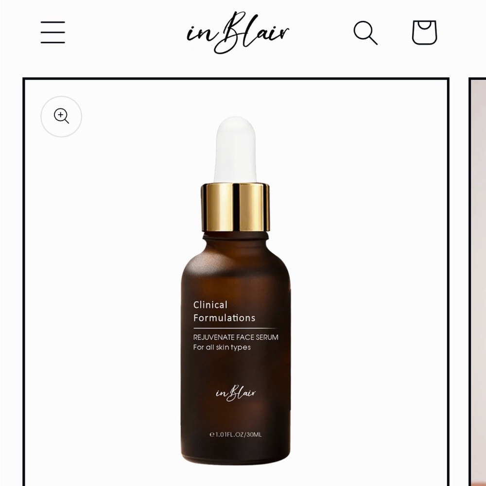 NWT Inblair Rejuvenate Face Serum